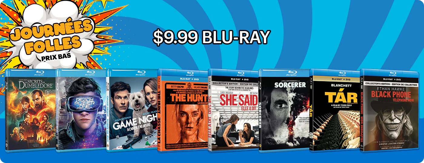 $9.99 BLU-RAY