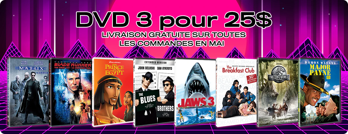 DVD 3 for $25