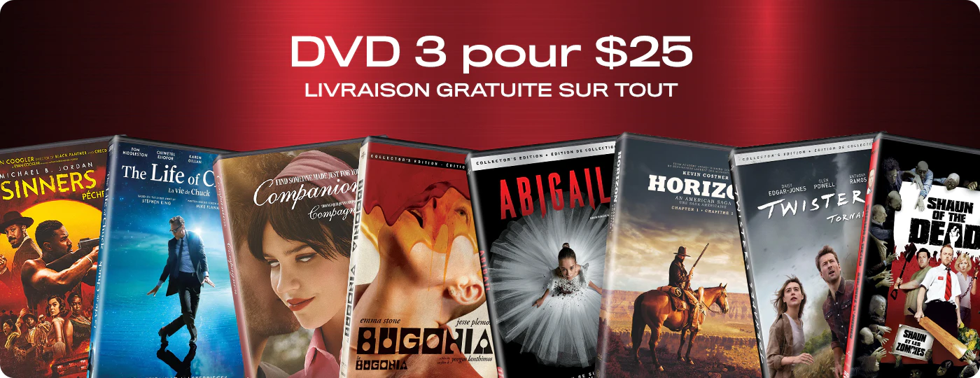 DVD 3 for $25