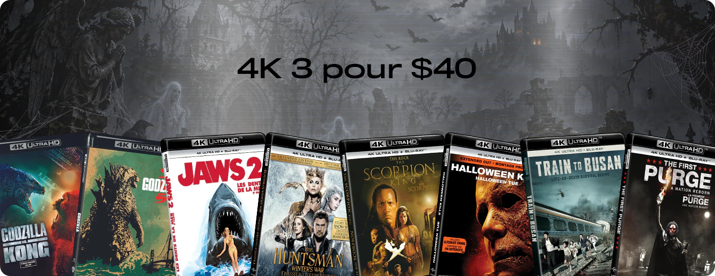 HALLOWEEN 4K 3 FOR $40