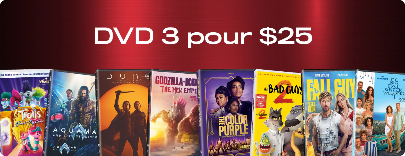 DVD 3 for $25 Multibuy